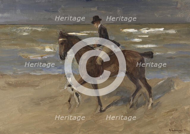 Rider on the Beach, 1911. Creator: Max Liebermann.