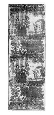 Panel (Furnishing Fabric), England, c. 1785. Creator: Sir Robert Peel and Co.