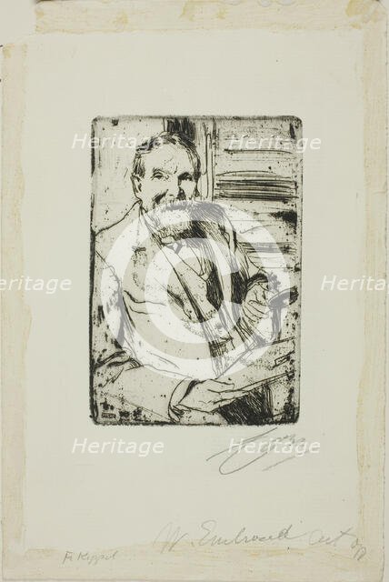 Frederick Keppel II, 1898. Creator: Anders Leonard Zorn.