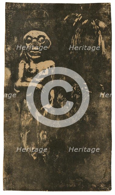 Oviri, 1894. Creator: Paul Gauguin.