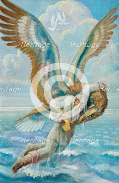 Illustration to the national epic Kalevala. Creator: Karimo, Aarno (1886-1952).