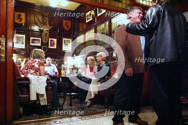 Interior of the Black Horse pub, Preston, Lancashire