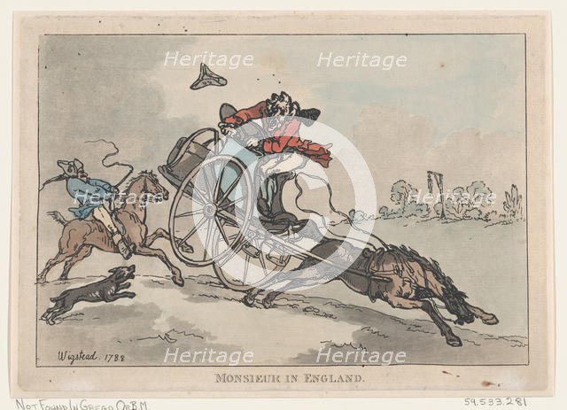 Monsieur in England, 1788., 1788. Creator: Thomas Rowlandson.