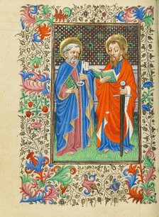 Saints Peter and Paul; Book of Hours, about 1430-1440. Creator: Fastolf Master.