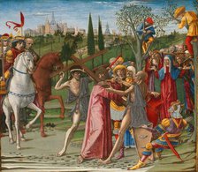 Christ Carrying the Cross, probably 1491. Creator: Benvenuto di Giovanni.