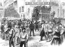 Communists in the Place Blanche coming back from the fight, 1871. Creator: Unknown.