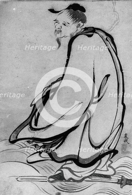 Sage, 18th-19th century. Creator: School of Katsushika Hokusai.