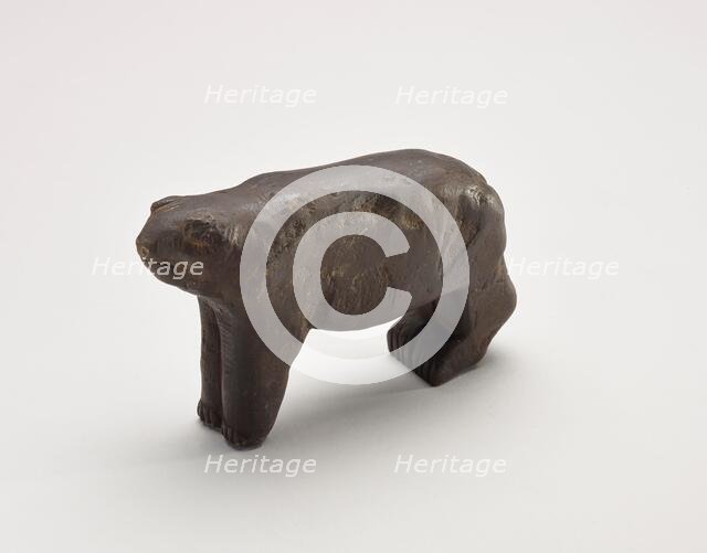 Bear effigy, 1000 BC - 1500 C.E. Creator: Unknown.