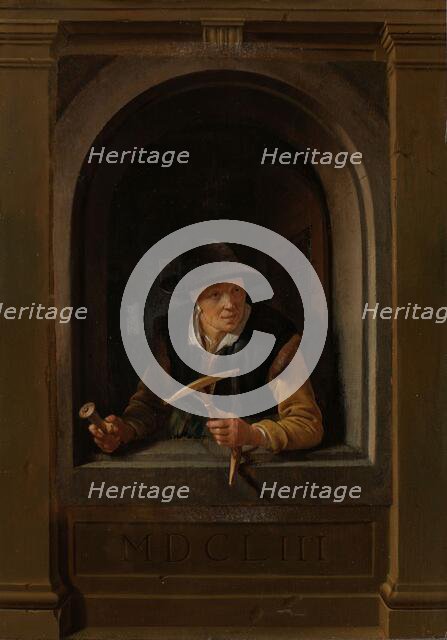 A Fisherman's Wife, 1653. Creator: Gerrit Dou.