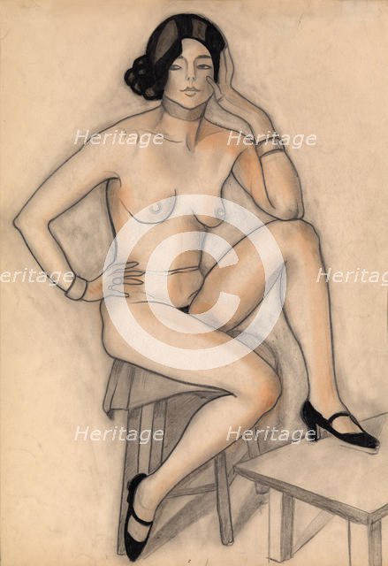 Nude. Artist: Sudeykin, Sergei Yurievich (1882-1946)