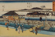 The New Embankment on Shinobazu Pond in Spring, between circa 1839 and circa 1842. Creator: Ando Hiroshige.