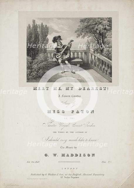 Meet Me, My Dearest!, 1800s. Creator: Unknown.