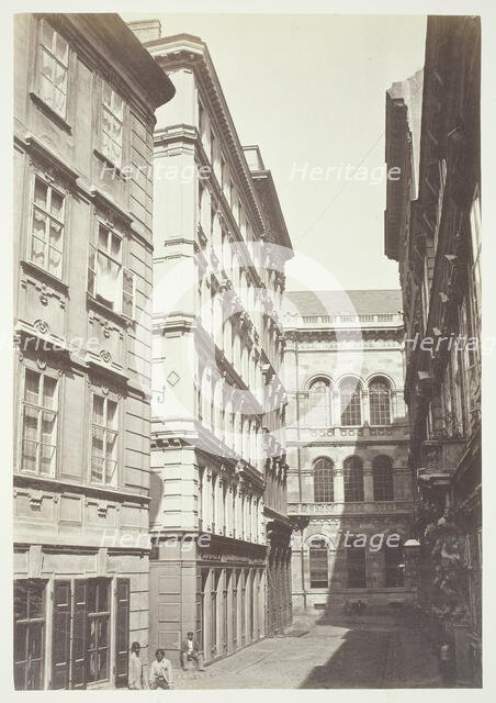 Wallnerstraße No. 17, Zinshaus des Herrn A. J. H. Rogge, 1860s. Creator: Unknown.