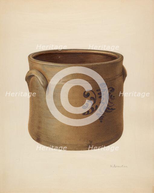 Crock, c. 1938. Creator: Nicholas Amantea.