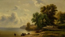 Landscape with Campsite, n.d. Creator: Robert Seldon Duncanson.