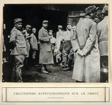 Anti-typhoid vaccination in World War I, c1910s. Creator: Unknown.