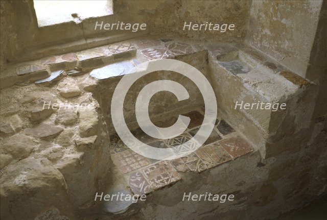 Window seat at Cleeve Abbey, Somerset, 1999. Artist: J Bailey