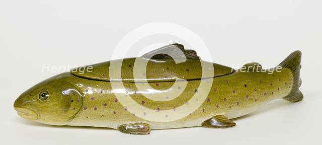 Box in the Form of a Fish, 1767. Creator: Niderviller Factory (French).