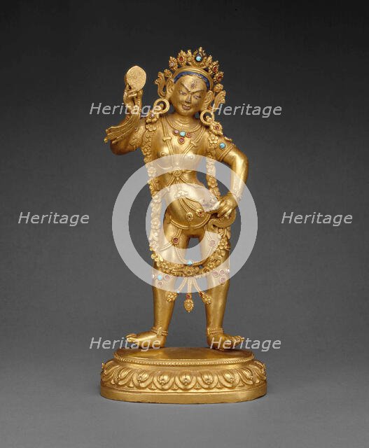 Tantric Enlightened Being (Vajrayogini) Queen of Bliss (Dechen Gyalmo), 18th century. Creator: Unknown.