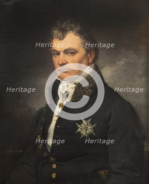 Gabriel Poppius, minister of state, president of the Chamber of Commerce, mid-19th century. Creator: Johan Gustaf Sandberg.