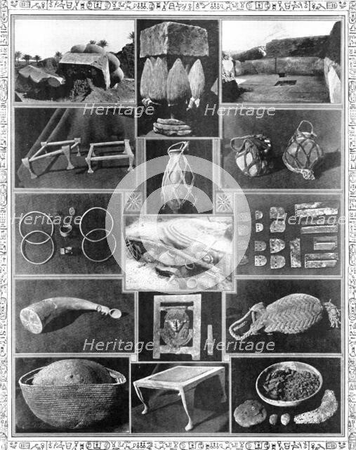 Remarkable discoveries by the British School of Archaeology in Egypt, 1909. Creator: Unknown.