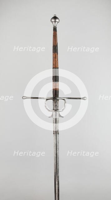 Two-Handed Sword, Germany, East, c. 1600. Creator: Unknown.