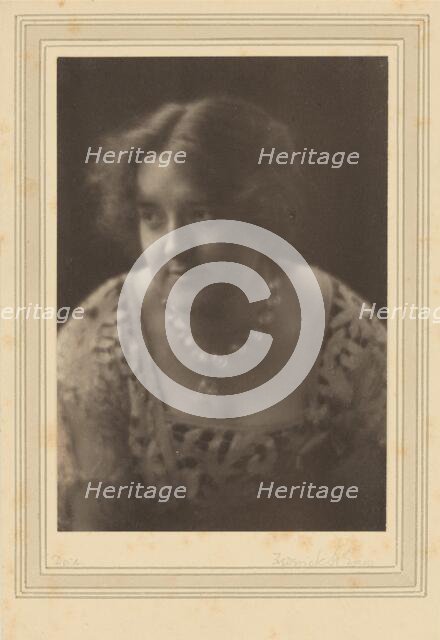 Dora Curtis, about 1895-1900. Creator: Frederick Henry Evans.