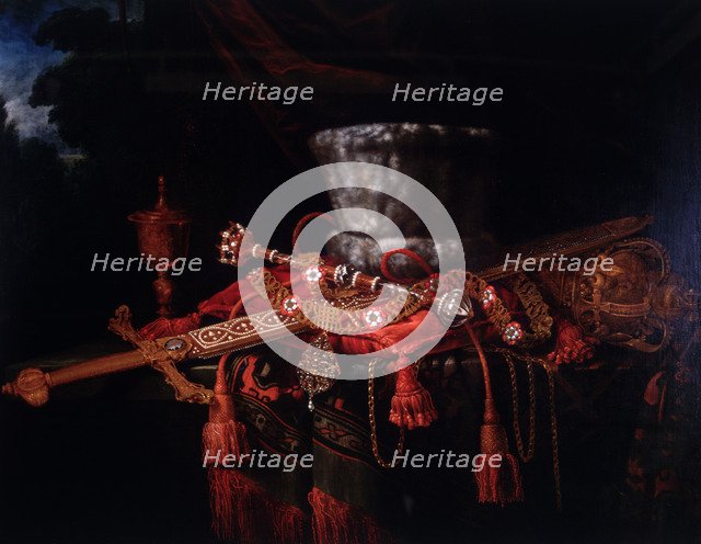 'The Insignia of the City of London', c1650-c1700. Artist: Pieter Gerritsz van Roestraeten                              