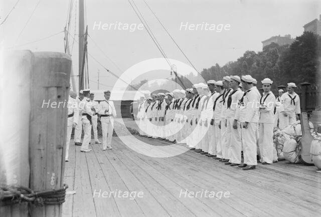Roll Call - Naval Militia, between c1910 and c1915. Creator: Bain News Service.