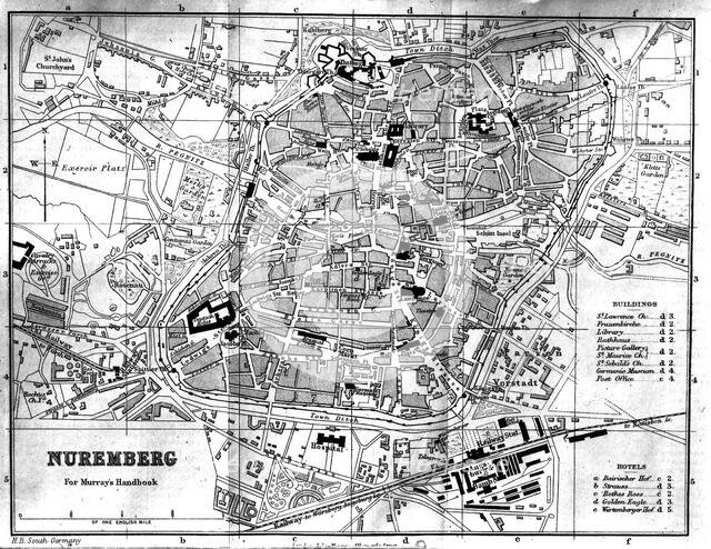 City Map - Nuremberg, 1900. Creator: Unknown.