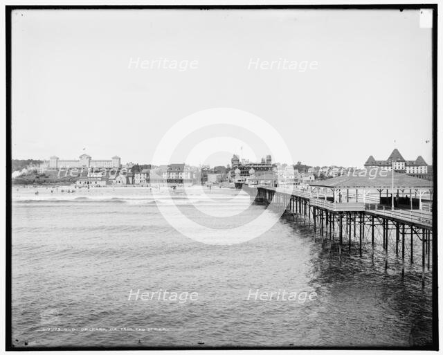 Old Orchard, Me., from end of pier, c1904. Creator: Unknown.