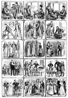 My Matrimonial Suit, drawn by J. P. Atkinson, 1883. Creator: Unknown.