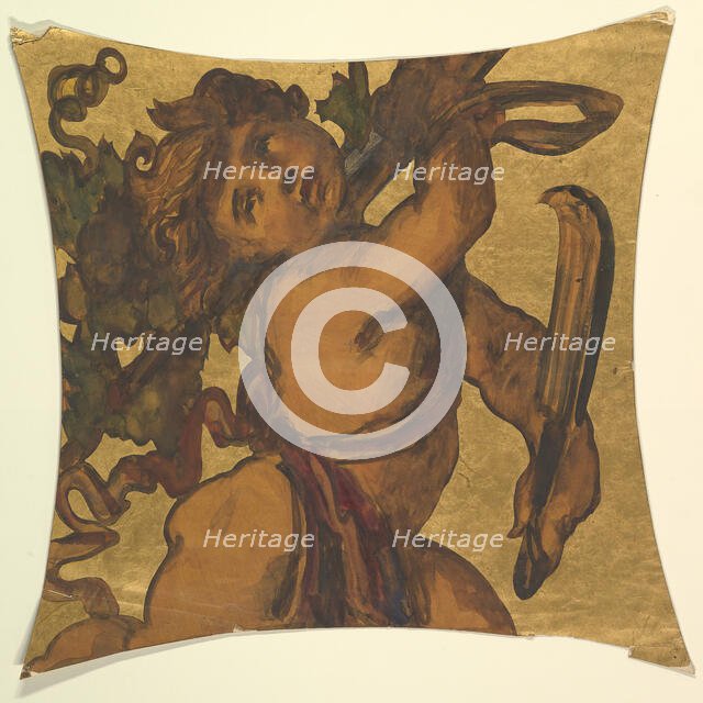 Study for ceiling decoration, 19th century. Creator: Anon.