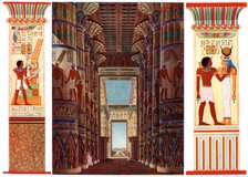 Hall of Columns in the Great Temple of Karnak, Egypt, 1933-1934. Artist: Unknown