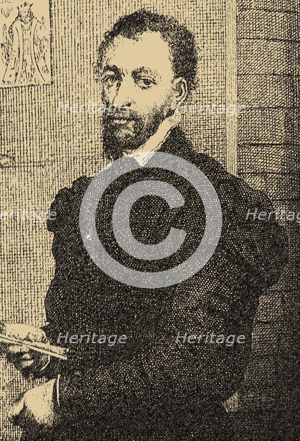 Portrait of Jean-Baptiste Alliette (1738-1791), known as Etteilla. From: Livre du Destin or Book of 