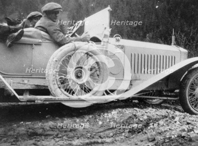 Rolls-Royce Silver Ghost in the Alpine Trial, 1913. Artist: Unknown