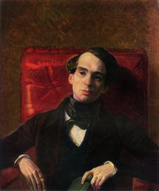 'Portrait of the Writer Alexandr Nikolayevich Strugovshchikov', 1840, (1965).  Creator: Karl Briullov.