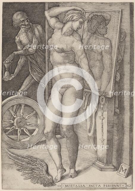 Allegory of Vanity (Death Surprising a Woman), 16th century. Creator: Unknown.