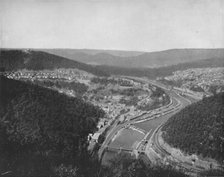 'The Great Loop at Mauch Chunk', 19th century. Artist: Unknown.