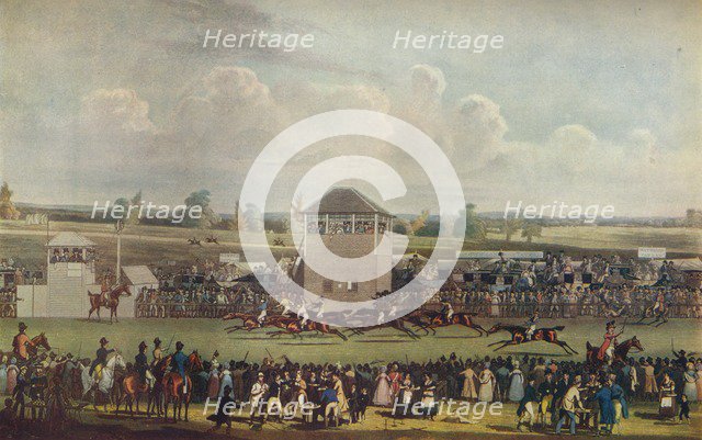 'Ascot Heath Races', 19th century. Artist: James Pollard.