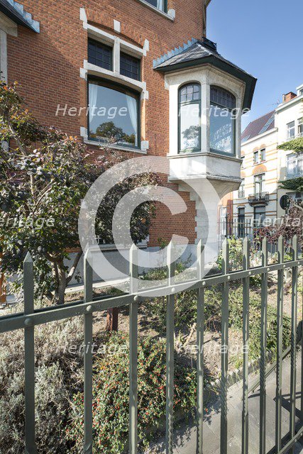 House of the Quakers, 50 Sq. Ambiorix, Brussels, Belgium, (1899), c2014-2017. Artist: Alan John Ainsworth.