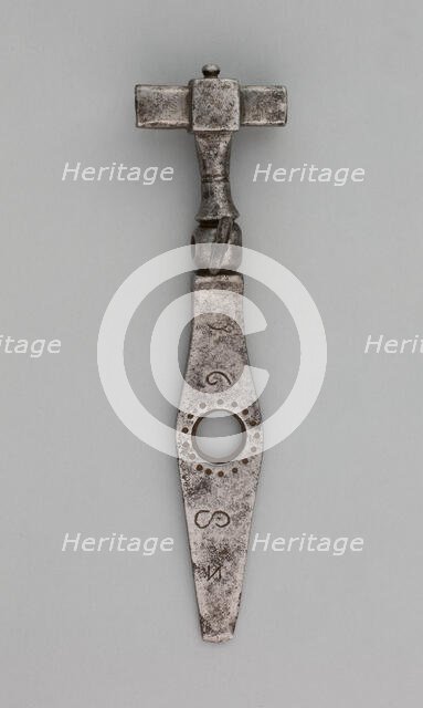 Wheellock Spanner and Turnscrew, Germany, 1682. Creator: Unknown.