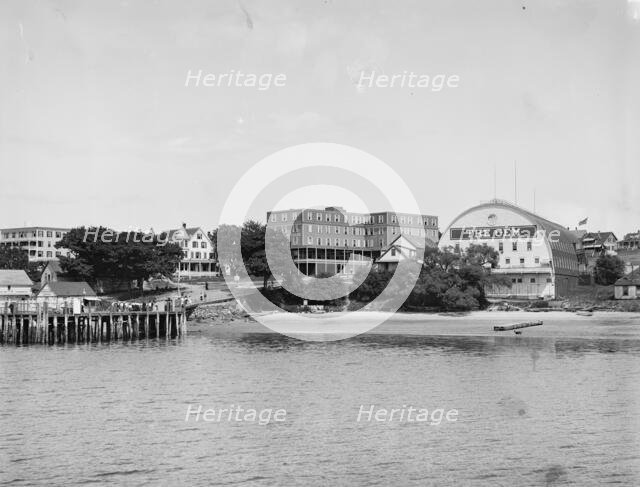 Forest City Landing and Gem Theatre, Peaks Island, Portland, Me., c1904. Creator: Unknown.