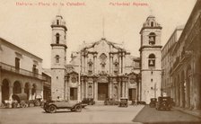Habana. - Plaza de la Catedral. Cathedral Square, Cuba, c1900. Artist: Unknown