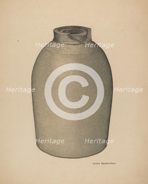 Fruit Jar, c. 1940. Creator: Violet Hartenstein.