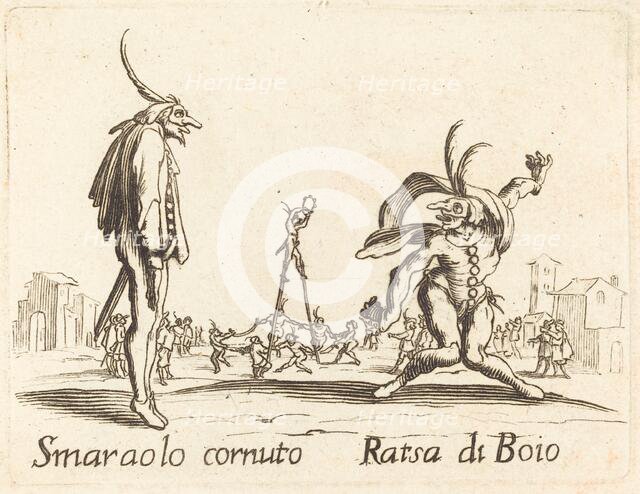 Smaralo Cornuto and Ratsa di Boio. Creator: Unknown.