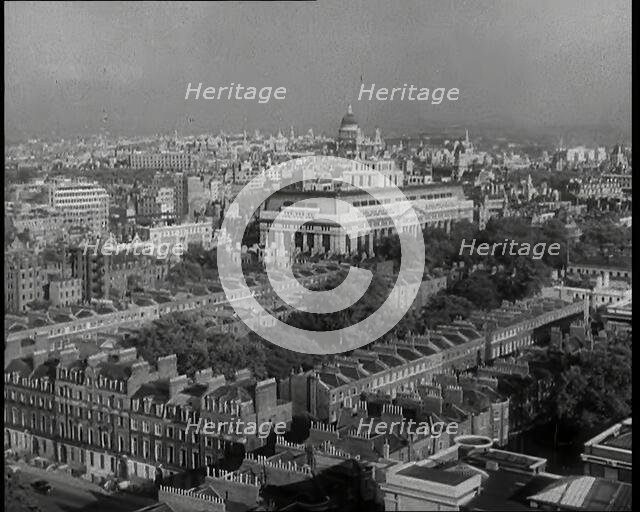 A View South East Across London from Senate House University of London With the Corner..., 1939. Creator: British Pathe Ltd.