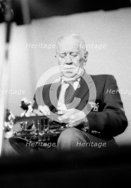 Wild Bill Davison, Lewisham Jazz Festival, Oct 1986.  Creator: Brian O'Connor.