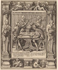 Gamesters, 1651. Creator: Wenceslaus Hollar.