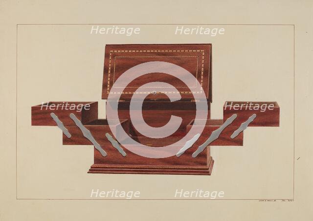 Humidor, c. 1938. Creator: John B. Moll.